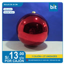 C03 BOLAS DE 20 CM- ROJO/ COD:6279-4 - CJN 27 UNDS