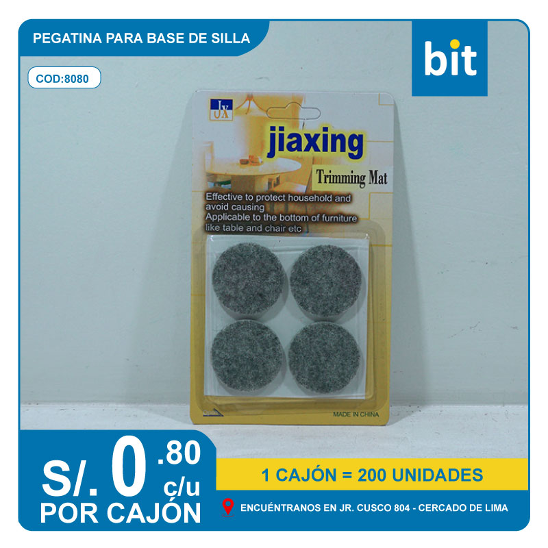 C03 PEGATINA PARA BASE DE SILLA / COD:8080  CJN 200 UNDS