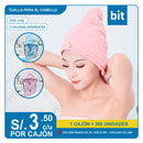 C03 TOALLA PARA EL CABELLO / COD 0128 - CJN 360 UNDS