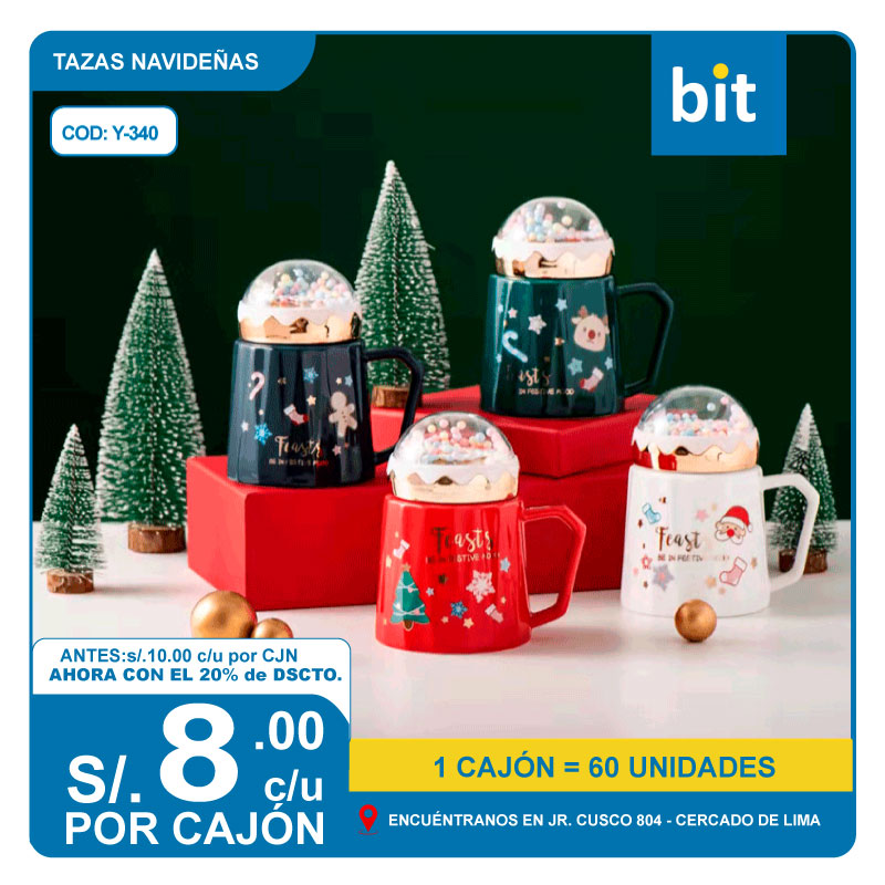 📦 TAZA NAVIDE?A COD: Y-340 -- CJN  60 UNDS