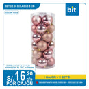 C03 SET DE 24 BOLAS DE 8 CMS / COD:8cm/24pcs NUTE- CJN 9 SET'S