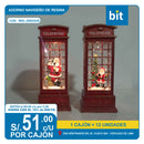 C03 ADORNO NAVIDEÑO TIPO CANDELABRO TAMAÑO: 10.5*105*25 / COD: WDL-25002A/B-  CJN 12 UNDS