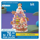 C02 ADORNO NAVIDEÑO DE RESINA / COD: WDL-25014A- CJN 12 UNDS