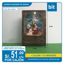C03 ADORNO NAVIDEÑO TIPO LIBRO TAMAÑO: 13.2*6.9*19.1/ COD:WDL-24023C-  CJN 12 UNDS