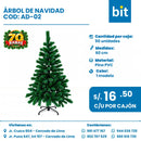 C01 ARBOL NAVIDAD COD: AD-2 CJN 50 UNID