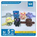 C03 BRAZALETES FUGGLER DE PELUCHE / COD: 9813 - CJN 240 UNDS
