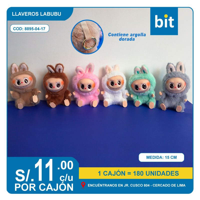 C03 LLAVERO LABUBU / COD: 8895-04-17 CJN 180 UNDS