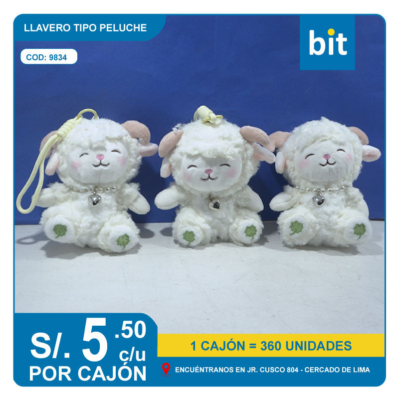 C03 LLAVERO TIPO PELUCHE / COD:9834 - CJN 360 UNDS