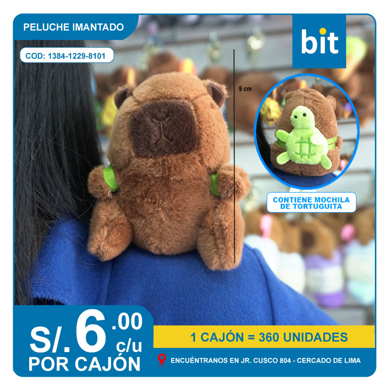 C03- CAPIBARA IMANTADO / COD: 1384-1229-8101 - CJN 360 UND