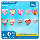 C03- GLOBOS METÁLICOS N.18 / COD GLB-4 - CJN 3000 UNDS