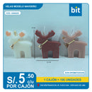 C03 VELA MODELO NAVIDEÑO/ COD: G490253 - 100 UNDS