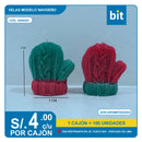 C03 VELA MODELO NAVIDEÑO/ COD: G490251 - 100 UNDS