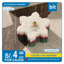C03 VELA MODELO NAVIDEÑO/ COD: G440300 - 100 UNDS