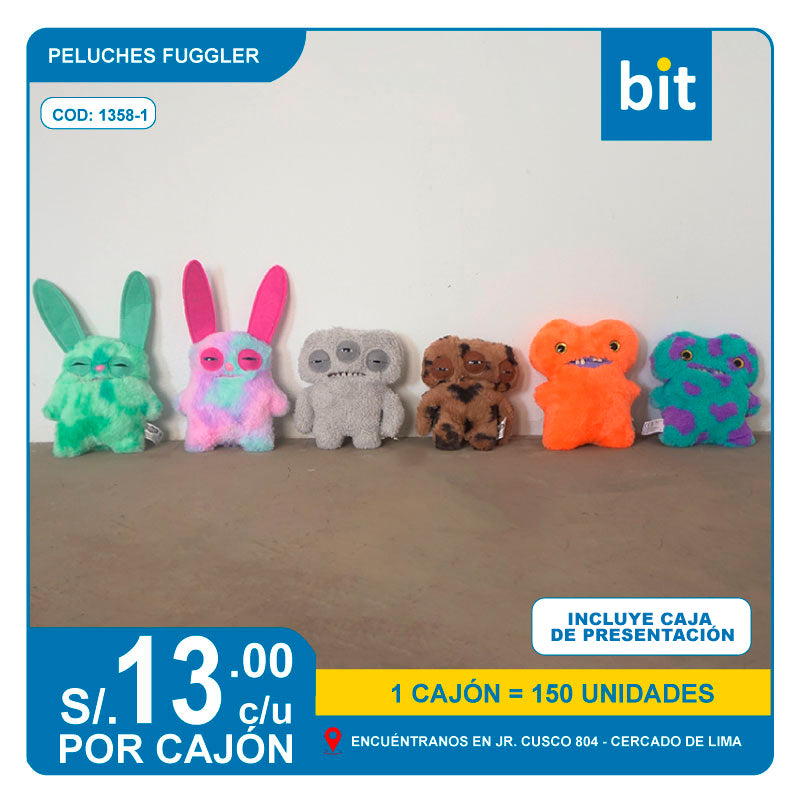 C02 PELUCHE FUGGLER / COD: 1358-1 - CJN 150 UNDS