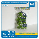 C03 SET DE CARROS DINOSURIOS MODELOS CONSTRUCTOR/  COD:999-32 CJN 336 UNDS