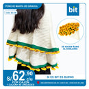 C02 PONCHO- MANTA 80 CM GIRASOL/ CJN 60 UNDS