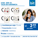 C01 TAZA DE CERAMICA COD:209-13 CJN 48 UND