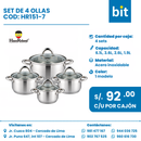 SET DE OLLAS COD: HR151-7