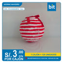 C03 ADORNO NAVIDEÑO / COD:JT23-GH52445R10-  10cm- CJN 120 UNDS