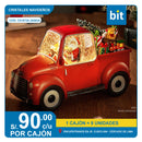ADORNO NAVIDEÑO DE RESINA COD: WDL-24063A -- CJN 8 UNDS
