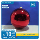 C03 BOLAS DE 20 CM- ROJO/ COD:6279-4 - CJN 27 UNDS