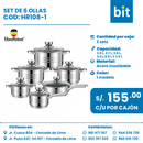 SET DE OLLAS Y SARTEN  COD:  HR108-1