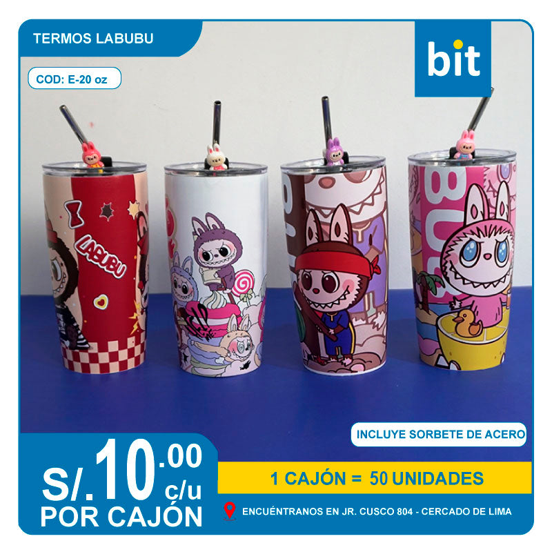 C03 TERMOS LABUBU / COD: E-20 OZ - CJN 50 UNDS