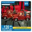 ADORNO NAVIDEÑO DE RESINA COD: C010724-WDL-22015 A/B - CJN  6 UNDS