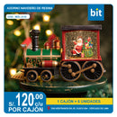 C02 ADORNO NAVIDEÑO DE RESINA / COD: WDL-2110- CJN 6 UNDS