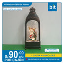 ADORNO NAVIDEÑO DE RESINA COD: C010724-WDL-24059C -- CJN 8 UNDS