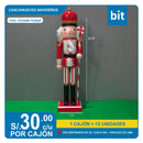 CASCANUEZ NAVIDEÑO DE MDF COD: C012408-TG3820 -- CJN  12 UNDS