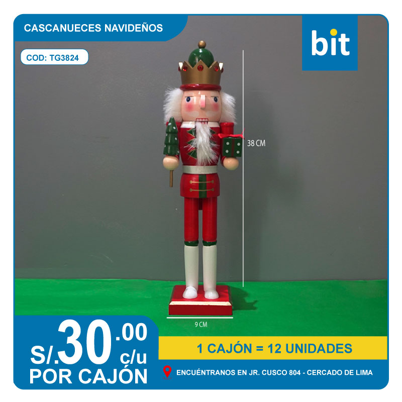 C01 CASCANUEZ NAVIDE?O DE MDF COD: TG3824 -- CJN  12 UNDS