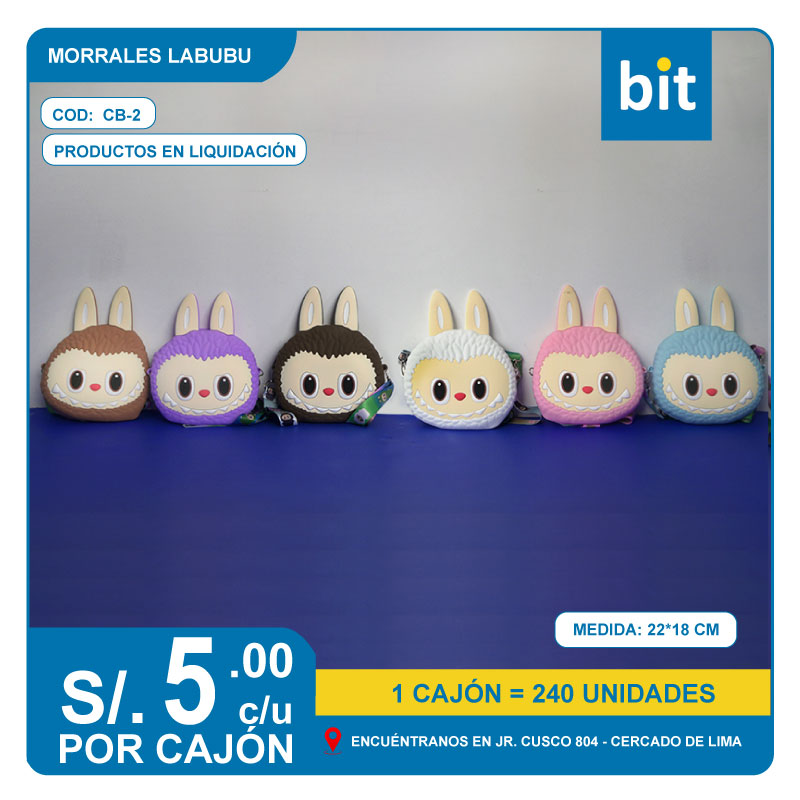 C03 MORRALES LABUBU / COD: CB-2- CJN 240 UND