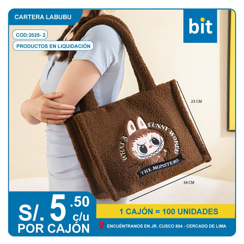 C03 CARTERA LABUBU / COD: 2025- 2 CJN 100 UND