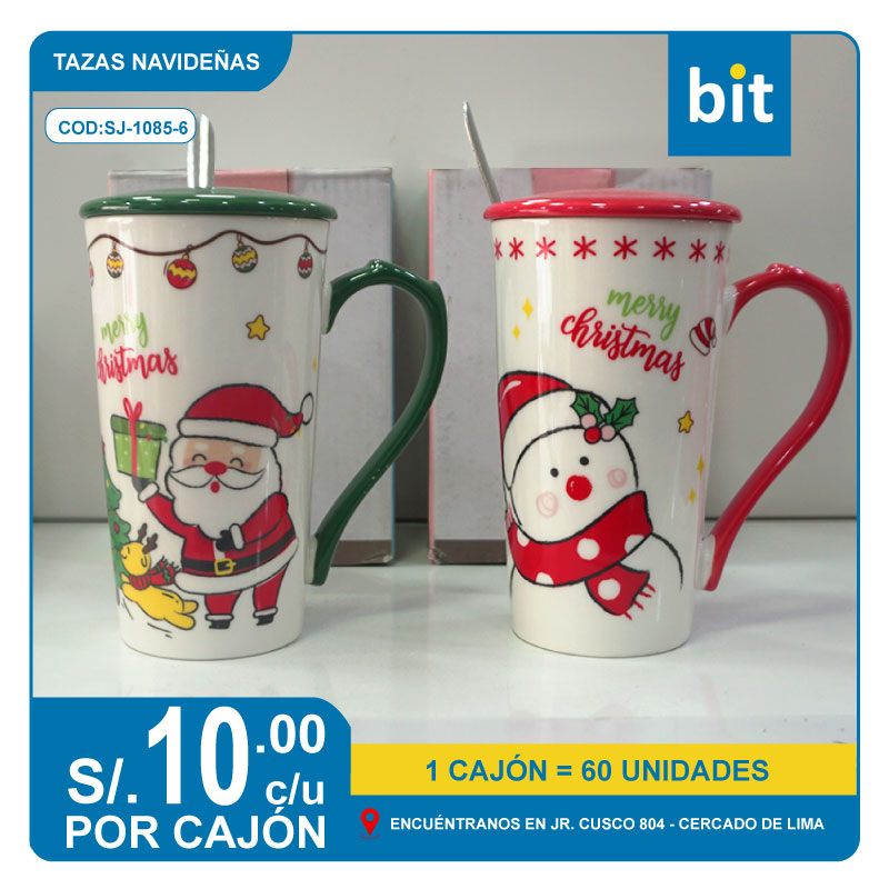 📦 TAZA NAVIDE?A COD: SJ-1085-6 -- CJN  60 UNDS