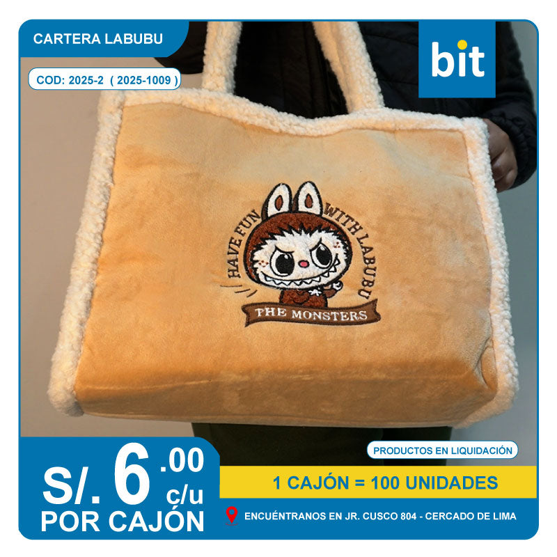 C03 CARTERA LABUBU / COD:2025-2 ( 2025-1009 ) - CJN 100 UND