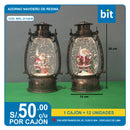 ADORNO NAVIDEÑO DE RESINA COD: WDL-2112A/B -- CJN  12 UNDS