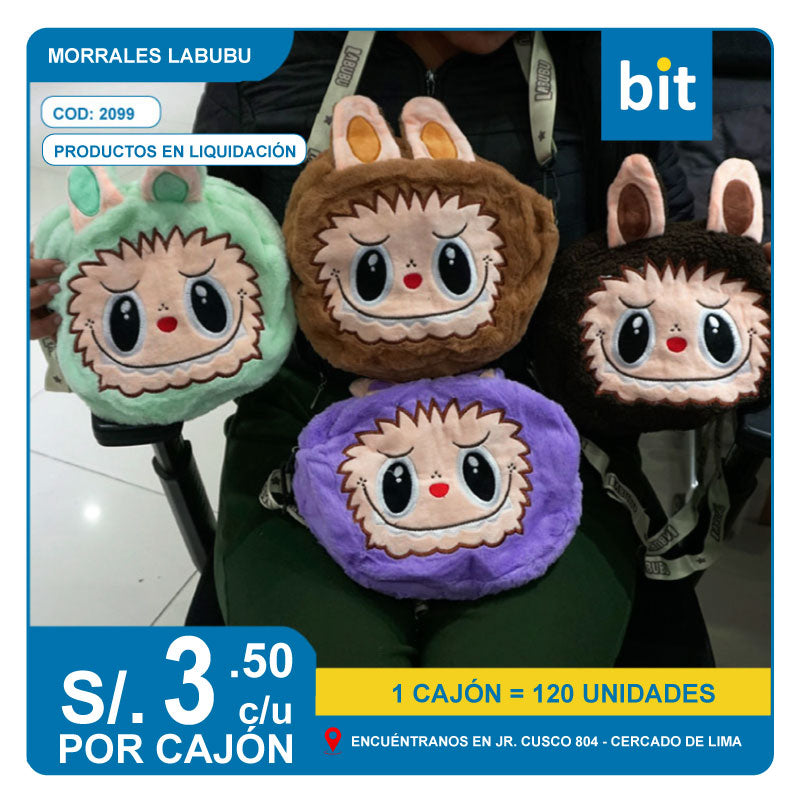 C03 MORRAL LABUBU / COD: E-2099 CJN 120 UNDS