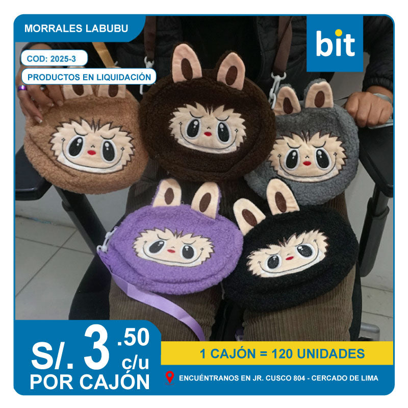 C03 MORRALES LABUBU / COD:2025-3 - CJN 60 UND