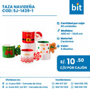 C01 TAZA NAVIDEÑA COD:SJ-1439-1 CJN 60 2 SET