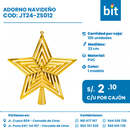 C01 ESTRELLA PARA ARBOL COD: JT24-ZS012 CJN 120 UND