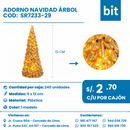 C01 ADORNO NAVIDAD ARBOL  COD: SR7233-29 CJN 240 UND
