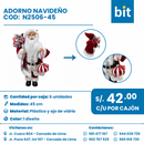 C01 ADORNO NAVIDEÑO COD: N2506-45 CJN 6 UNID
