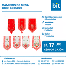 C01 CAMINO DE MESA 180CM COD: 6325001 CJN 60