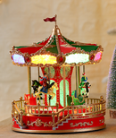 C03 ADORNO NAVIDEÑO TIPO VILLA TAMAÑO : 23.2*23.2*28.2cms/ COD:W270- CJN 8 UNDS