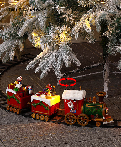 C03 ADORNO NAVIDEÑO TIPO TREN / COD: W226 - CJN 8 UNDS