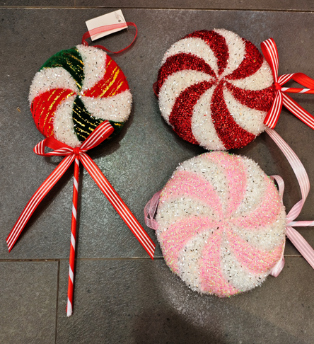 C03 ADORNO ARBOL NAVIDENO DE ESPUMA EN FORMA DE PALETA DE 12X30CM/ COD: HL12-252007R/P - CJN 120 UNDS