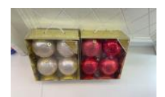 C03 14cm-SET DE 4 BOLAS/ COD:6279-6- CJN 12 UNDS