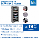 C01 ZAPATERO COD: YL-8102-10 CJN 16 UND