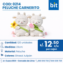 C01  PELUCHE COD: 0214 CJN X 120 UND